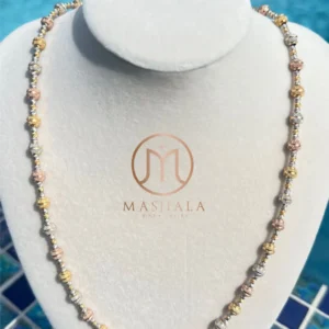 Tricolor Sparkle Necklace